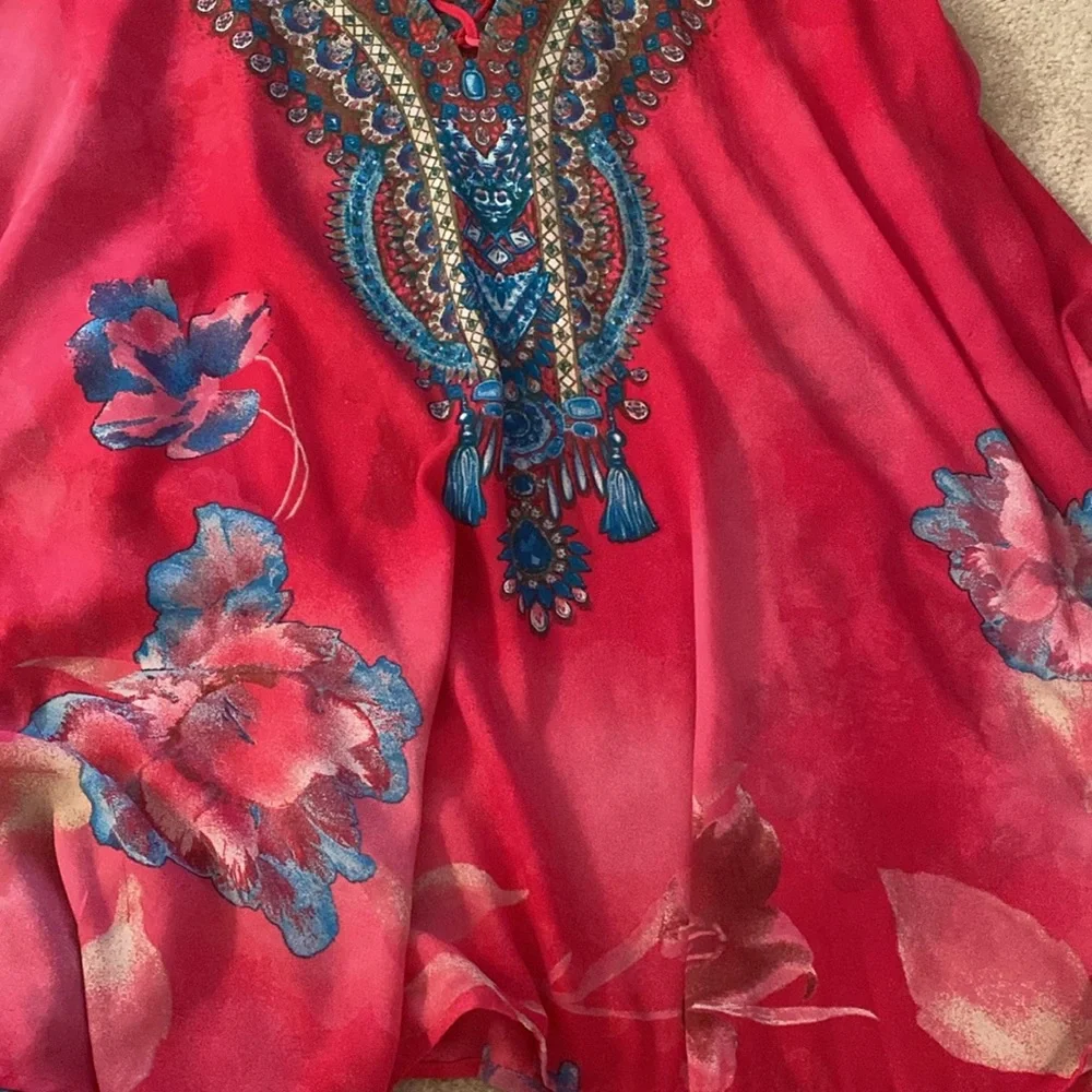 2 poncho type tops by Kim gravel Belle  small - Picture 4 of 7